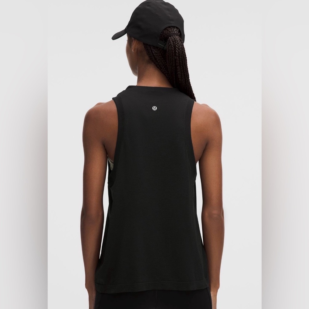 Lululemon Swiftly Relaxed Fit Tank Top Black Size Large - Picture 1 of 3